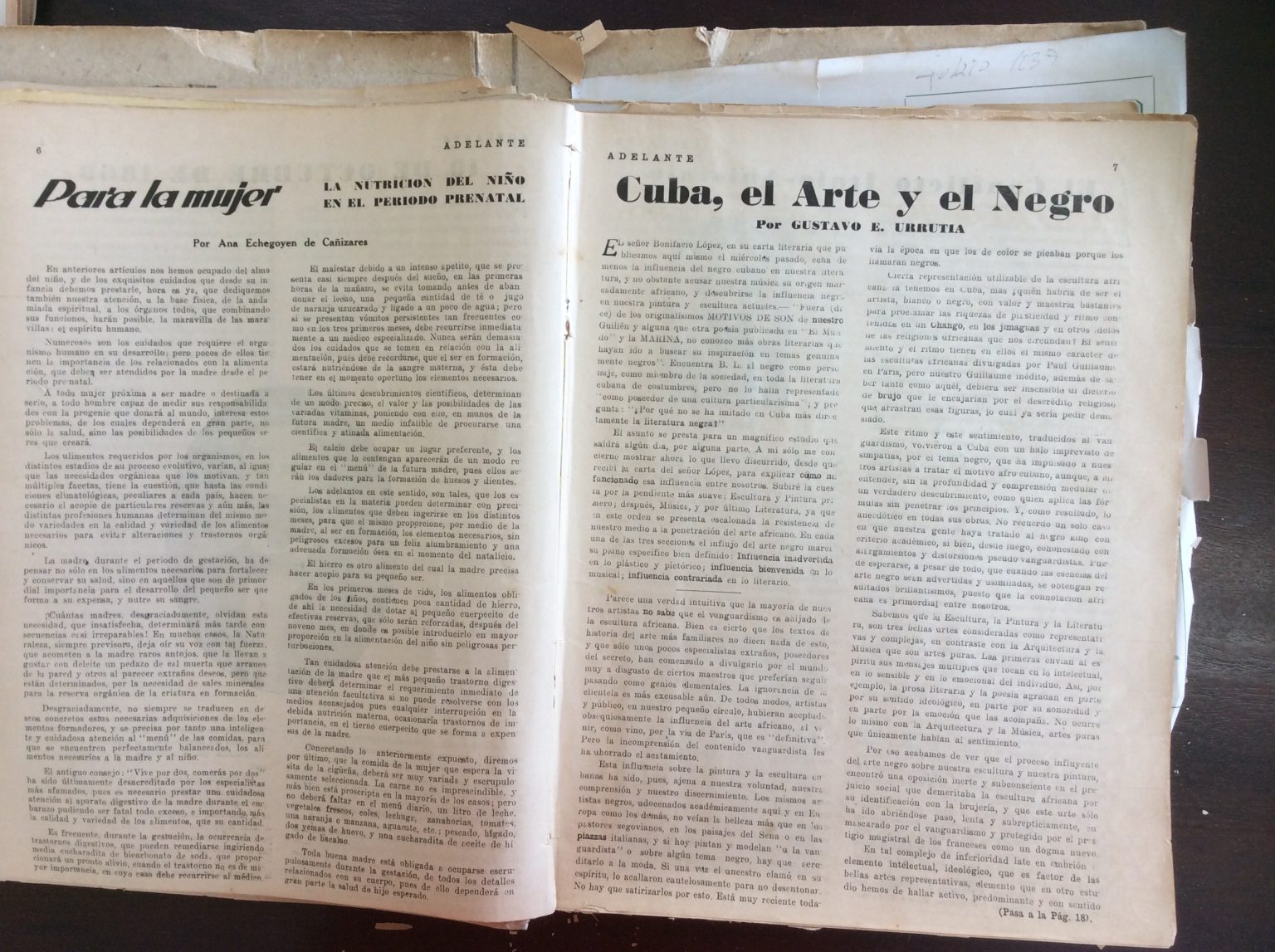 Articles from Adelante.