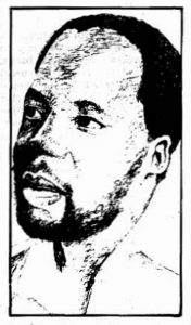 Illustrated portrait of Chris Hani as published in the journal Dawn in 1986