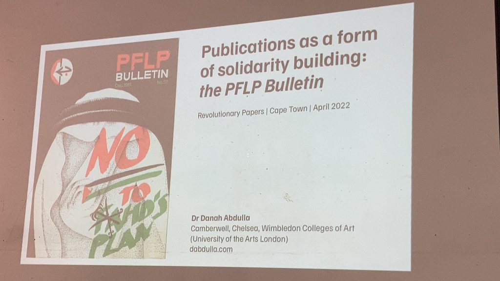 Photo from the Revolutionary Papers conference