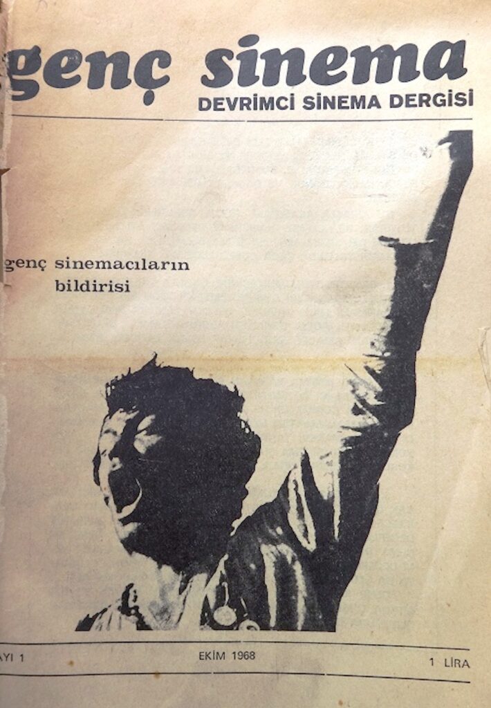 Front cover of the journal Genc Sinema.