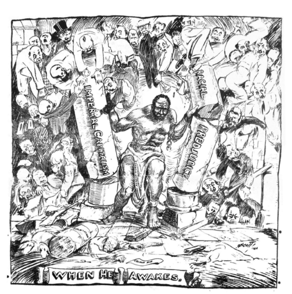 Cartoon by J. C. Scott in the Workers' Herald, 28 July 1926.