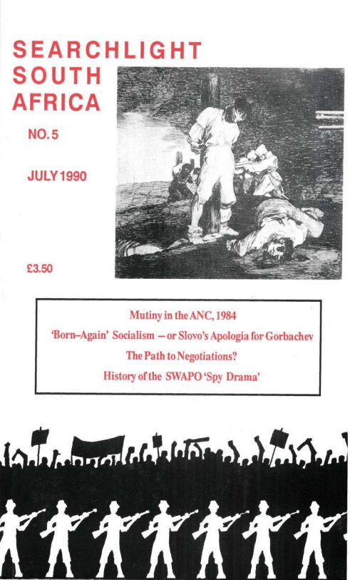 Cover of Searchlight South Africa July 1990 edition